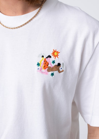 Carne Bollente Yabba-Dabba Tee white - KYOTO - Carne Bollente