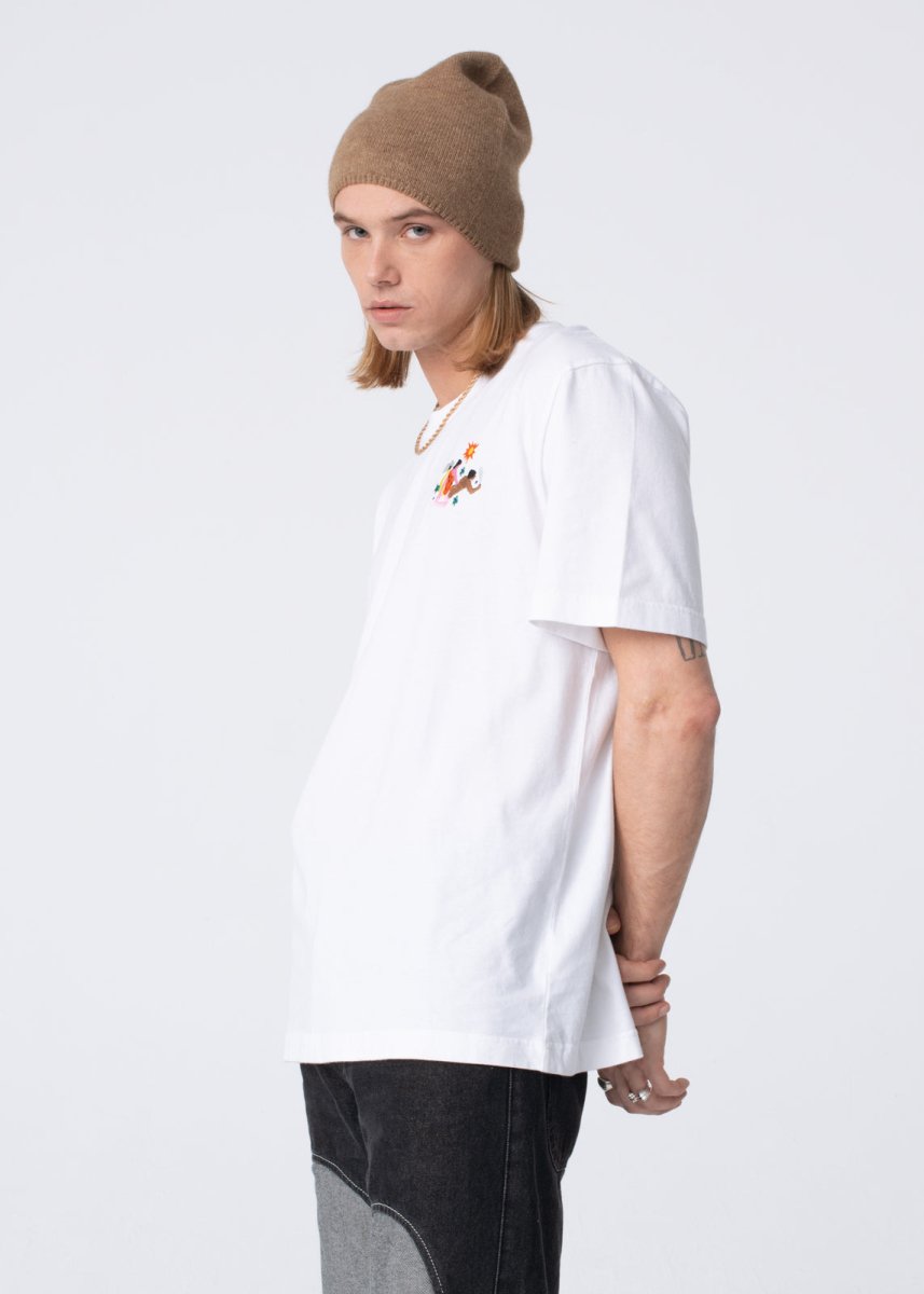 Carne Bollente Yabba-Dabba Tee white - KYOTO - Carne Bollente
