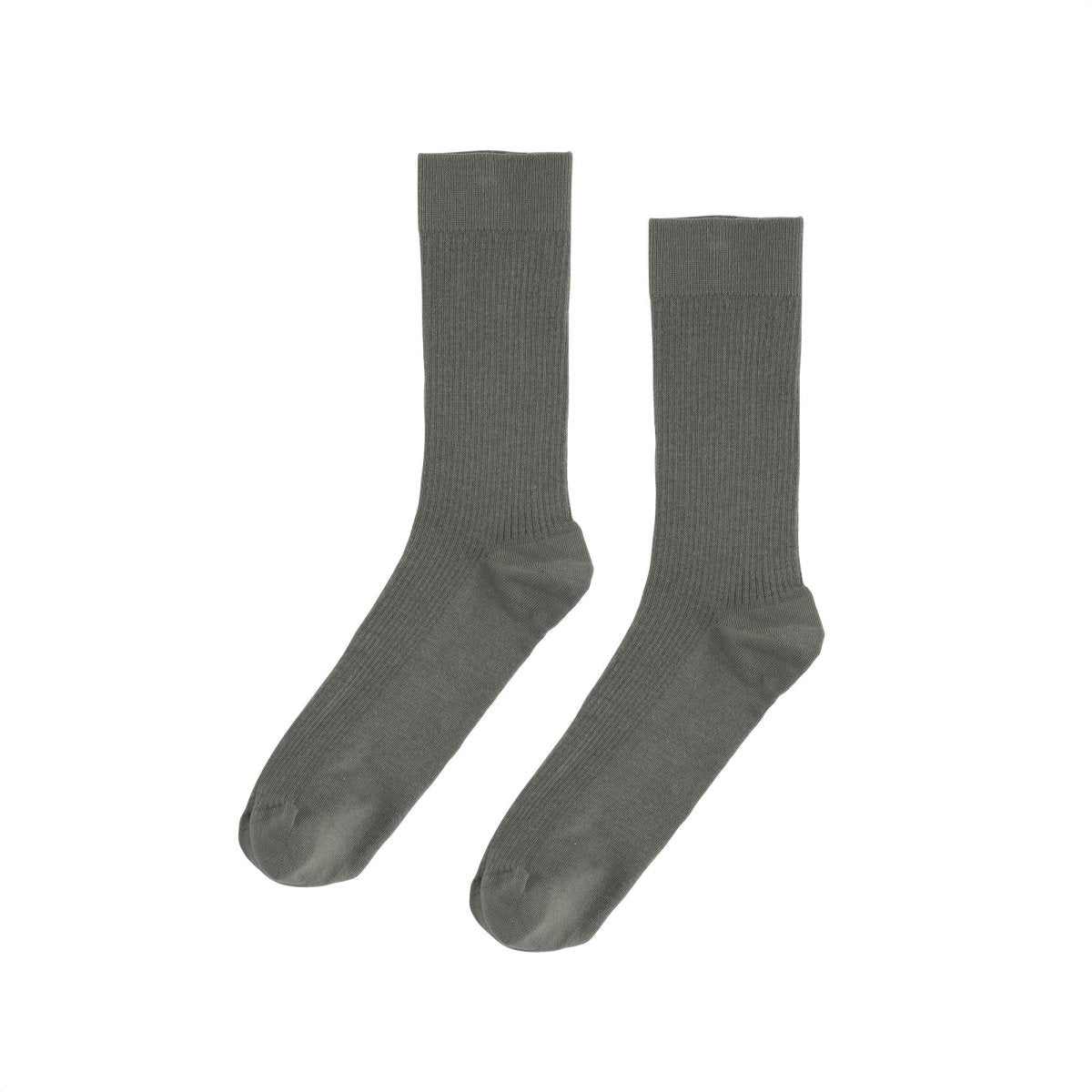 Classic Organic Sock Dusty Olive Mens - KYOTO - Colorful Standard