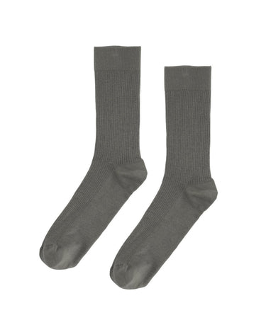Classic Organic Sock Dusty Olive Mens - KYOTO - Colorful Standard