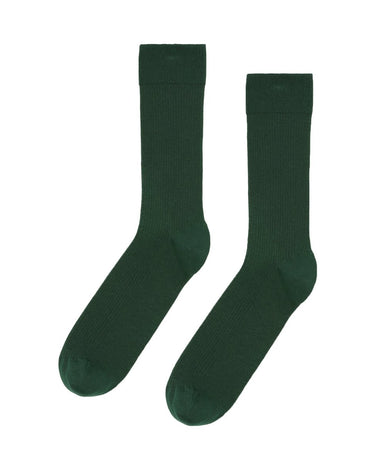 Classic Organic Sock Emerald green Mens - KYOTO - Colorful Standard