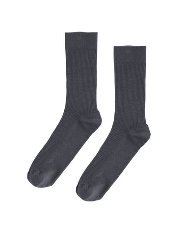 Classic Organic Sock Lava Grey Mens - KYOTO - Colorful Standard