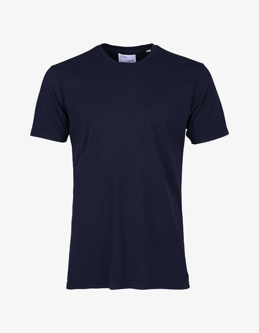 Classic Organic Tee Navy Blue - KYOTO - Colorful Standard