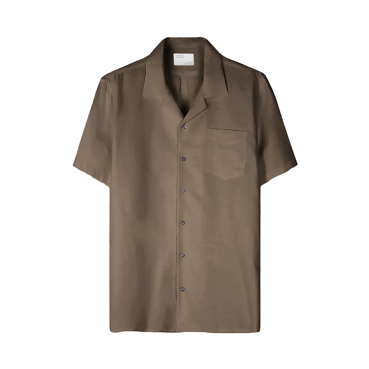Colorful Linen Short Shirt Cedar Brown - KYOTO - Colorful Standard
