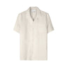 Colorful Linen Short Shirt Ivory White - KYOTO - Colorful Standard