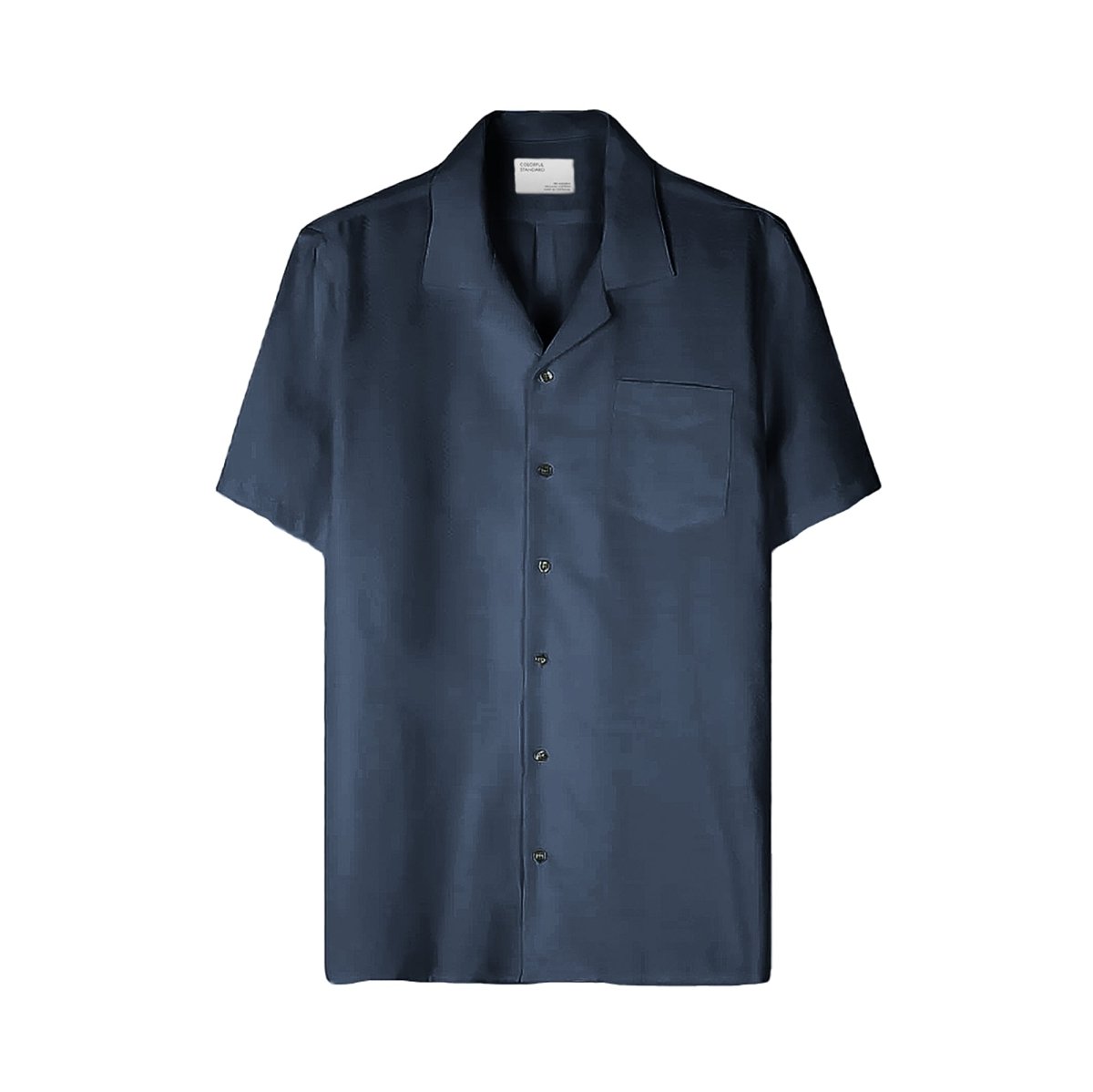 Colorful Linen Short Shirt Petrol Blue - KYOTO - Colorful Standard