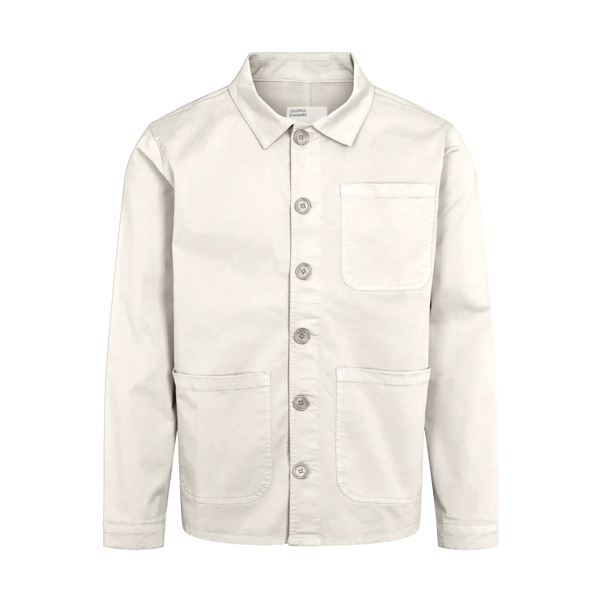 Colorful Workwear Jacket Ivory White - KYOTO - Colorful Standard