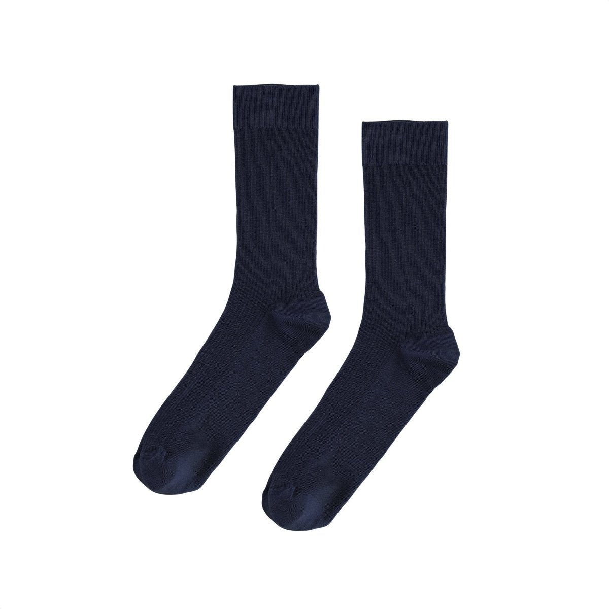 CS Classic Organic Sock Navy Blue Mens - KYOTO - Colorful Standard