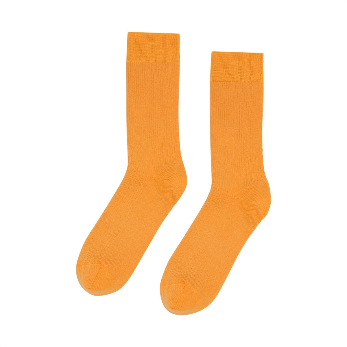 CS Classic Organic Sock Sunny orange Mens - KYOTO - Colorful Standard