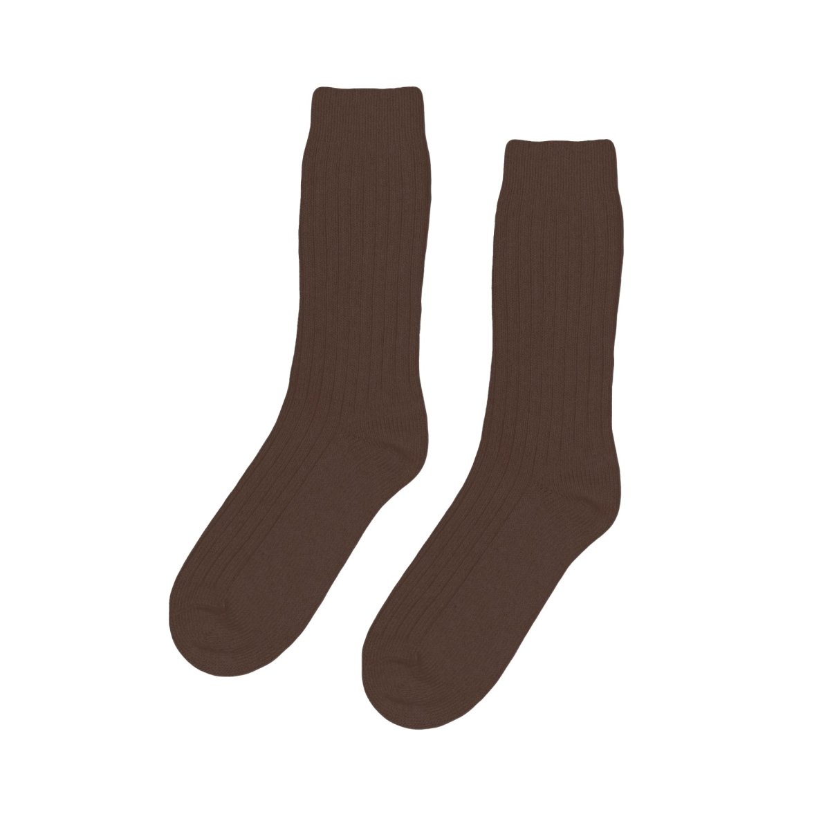 CS Merino wool Blend sock Coffee Brown - KYOTO - Colorful Standard