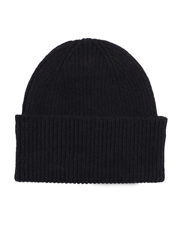 CS Merino Wool Hat Deep Black - KYOTO - Colorful Standard