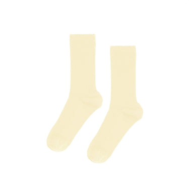 CS Women Classic Organic Sock Soft Yellow - KYOTO - Colorful Standard