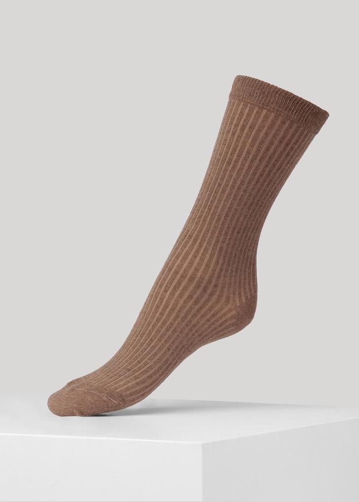 DD MIE CASHMERE SOCK brown - KYOTO - Dear Denier