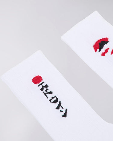 Edwin KAMIFUJI SOCKS - White - KYOTO - Edwin