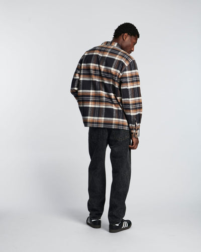 Edwin SEBASTIAN SHIRT LS Brown - KYOTO - Edwin