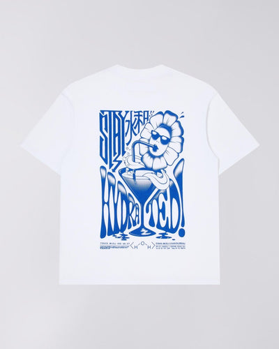 EDWIN STAY HYDRATED t-shirt - WHITE - KYOTO - EDWIN