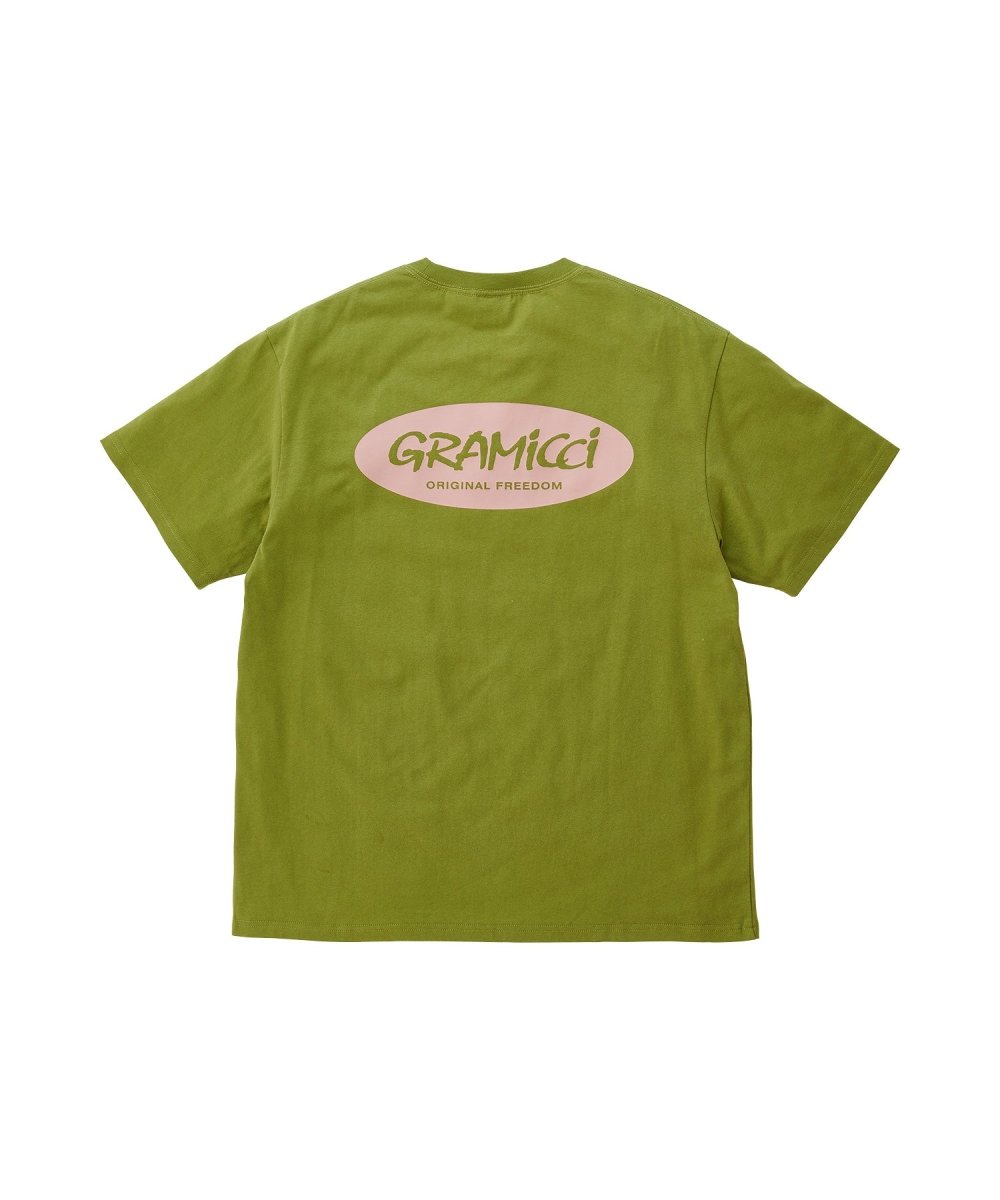 Gramicci FREEDOM OVAL TEE Pistachio - KYOTO - Gramicci