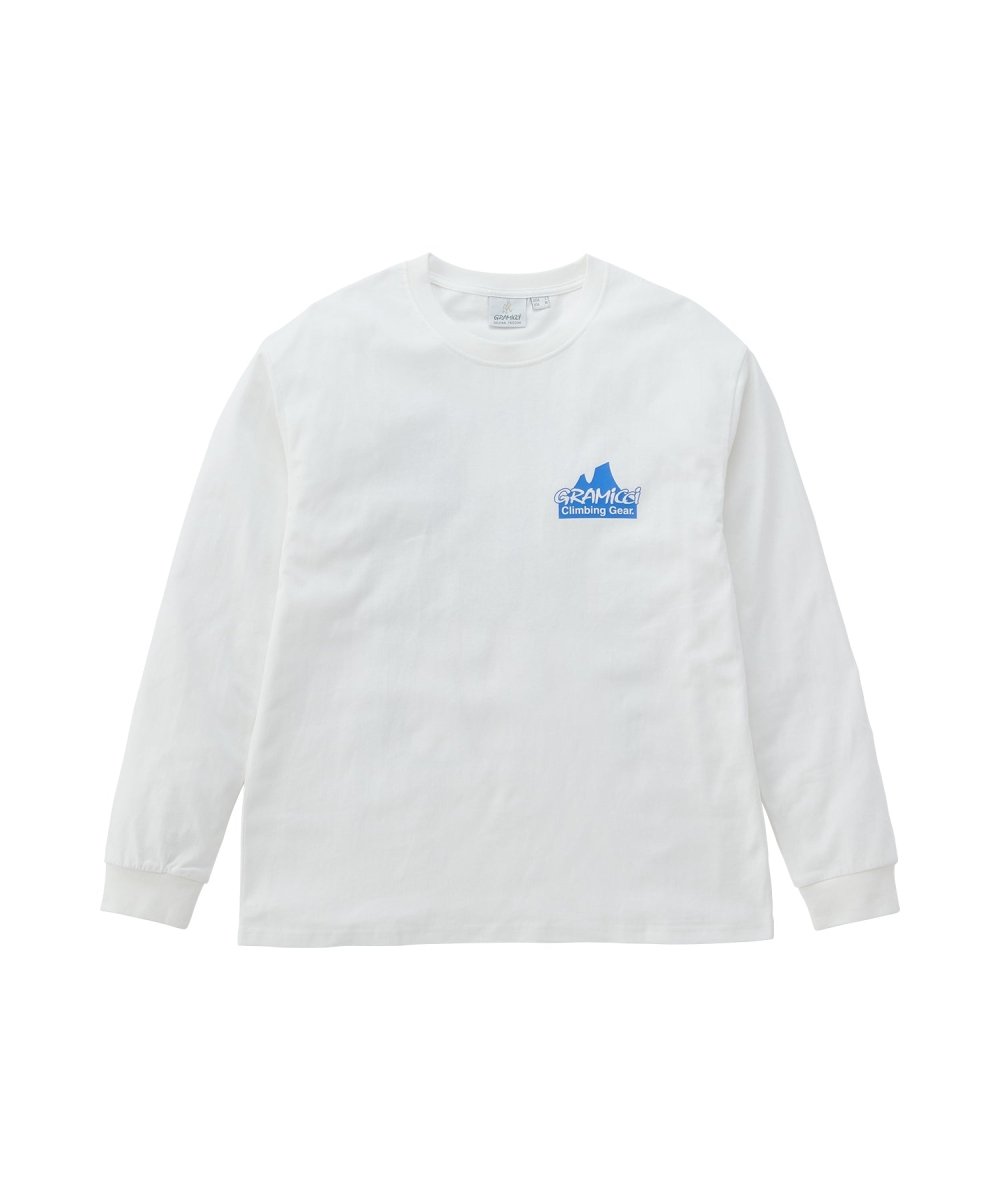 Gramicci Stone masters L/S TEE white - KYOTO - Gramicci