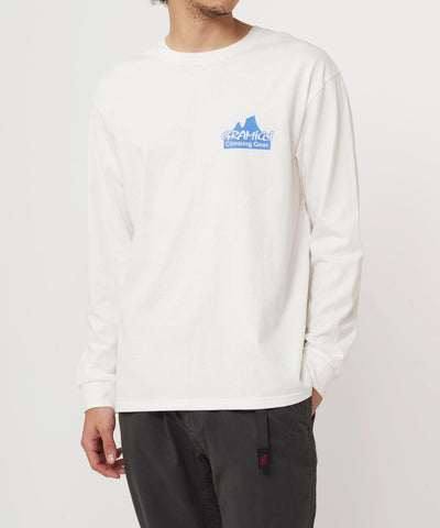 Gramicci Stone masters L/S TEE white - KYOTO - Gramicci