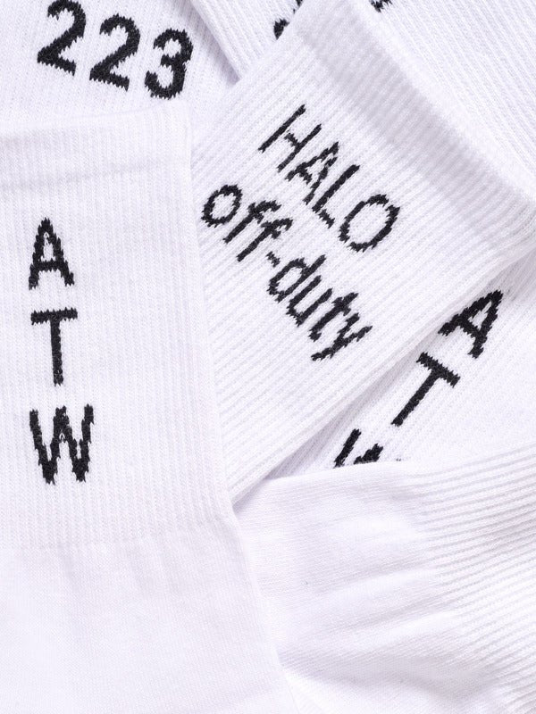 HALO 3-Pack Socks White - KYOTO - Halo