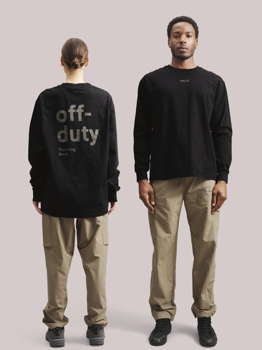 HALO Graphic L/S T-Shirt Black - KYOTO - Halo