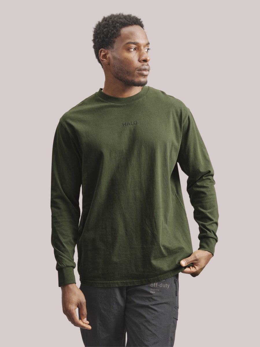 HALO GRAPHIC L/S T-SHIRT Forest Night - KYOTO - Halo