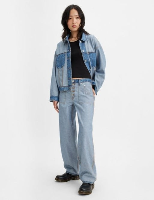 Levi’s® Reversible Baggy Dad soft as butter Med Indigo - KYOTO - Levi’s® women