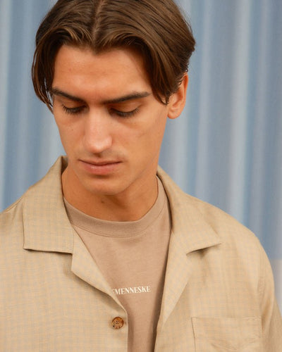 Libertine Cave 2342 Taupe Check Shirts - KYOTO - Libertine-Libertine