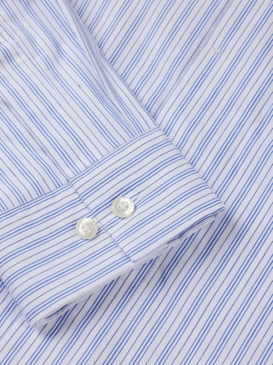 Libertine Domain 3430 Shirts light Blue Stripe - KYOTO - Libertine-Libertine