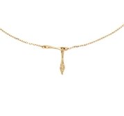 MB Carrion Necklace Gold - KYOTO - Maria Black