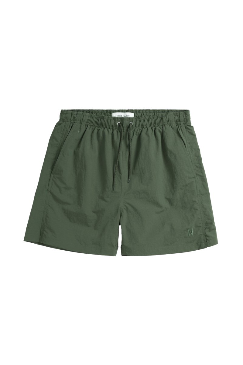 Norse Hauge Recycled Swimmers Spruce Green - KYOTO - Norse Projects