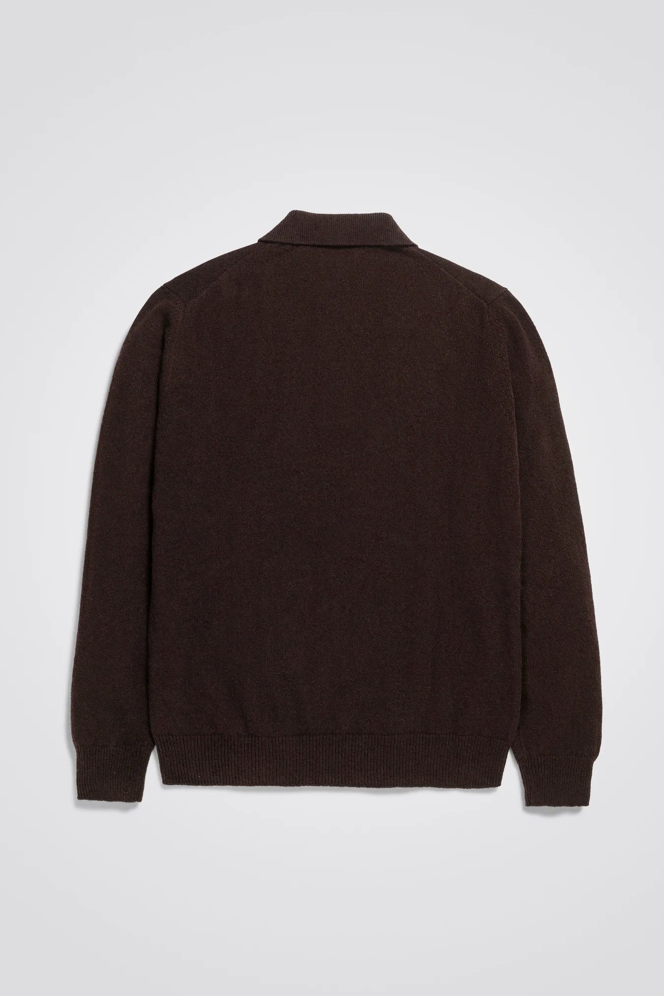 Norse Marco Merino Lambswool Polo Truffle - KYOTO - Norse Projects