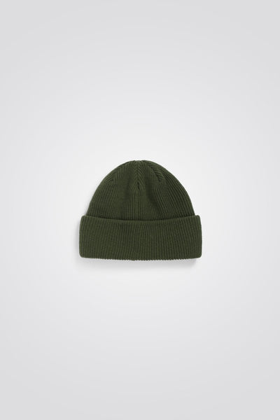 Norse Merino Lambswool Beanie Army Green - KYOTO - Norse Projects