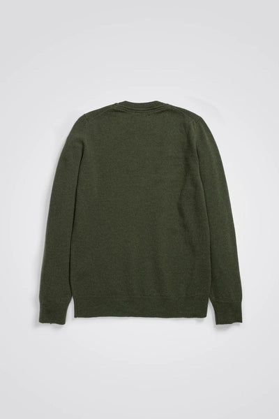 Norse Sigfred Lambswool Army Green - KYOTO - Norse Projects