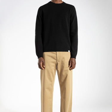 Norse Sigfred Lambswool - Black - KYOTO - Norse Projects