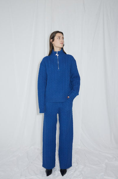 OperaSport JUPITER SWEATER Blue - KYOTO - OperaSport