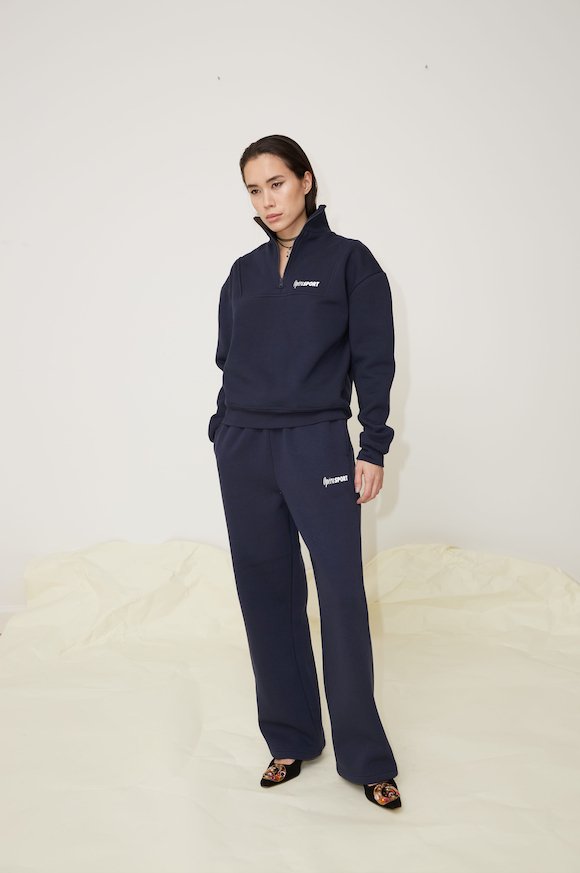 OperaSport MARLEY UNISEX HALFZIP Navy - KYOTO - Operasport
