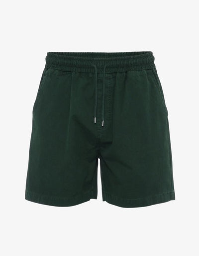 Organic Twill Shorts Hunter green - KYOTO - Colorful Standard