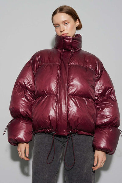 oval square Active String Jacket Wine - KYOTO - oval square