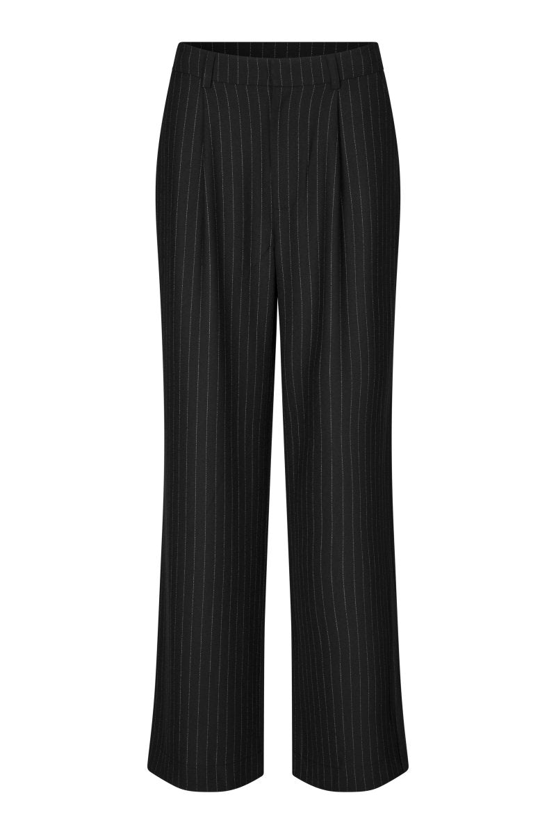 oval square Pacino Trousers Black Pinstripe - KYOTO oval square Pants