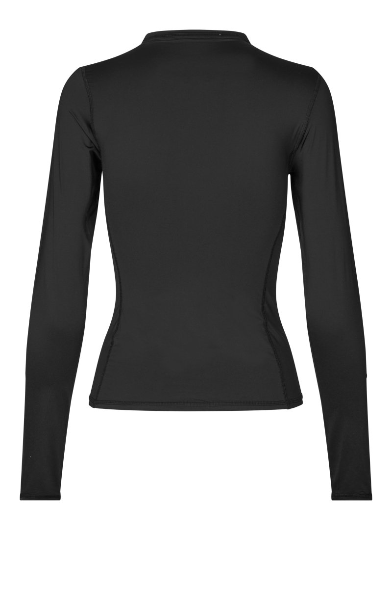 oval square Skye Blouse Black - KYOTO - oval square