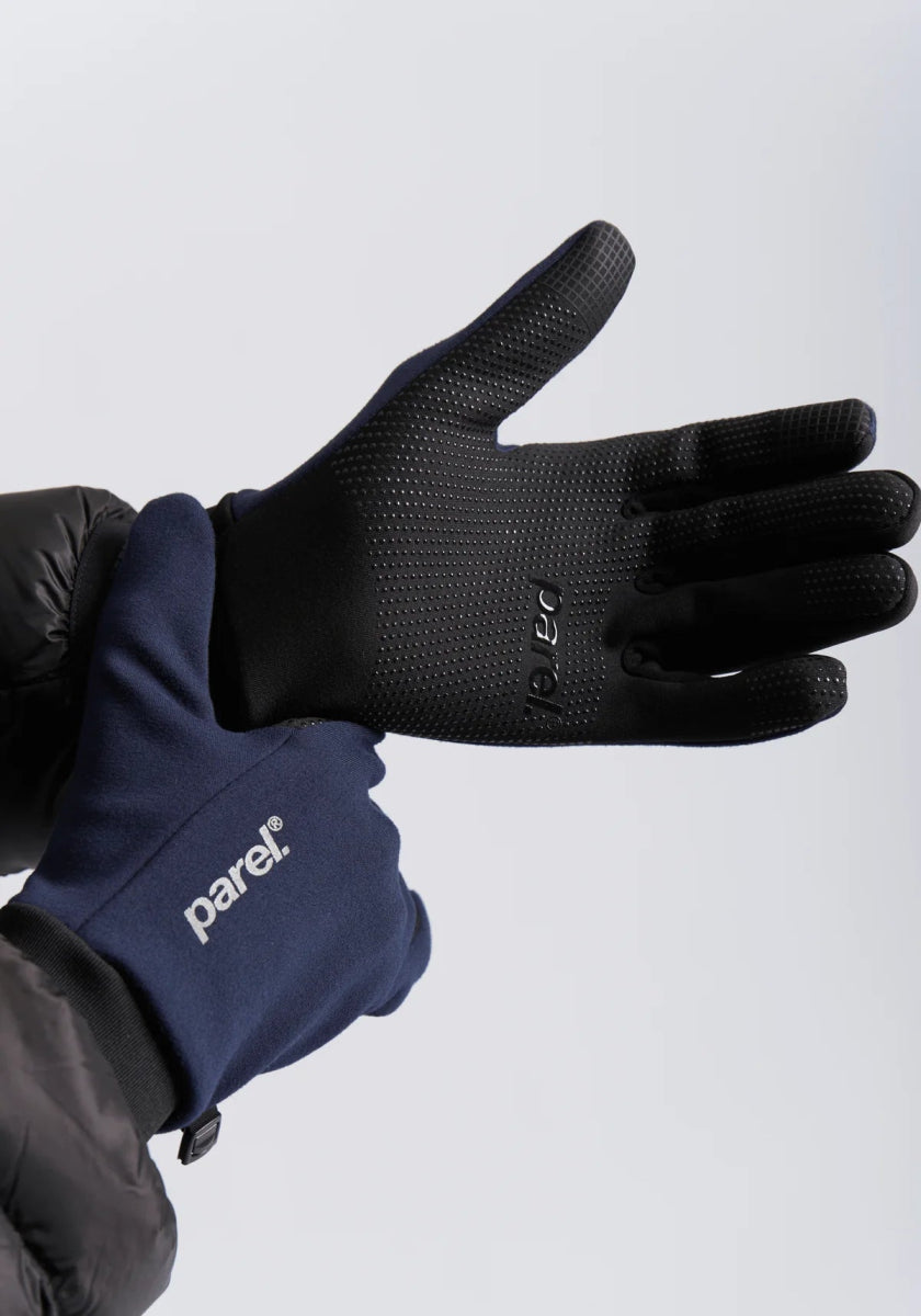 Parel Tech Gloves Navy/Black - KYOTO - Parel Studios
