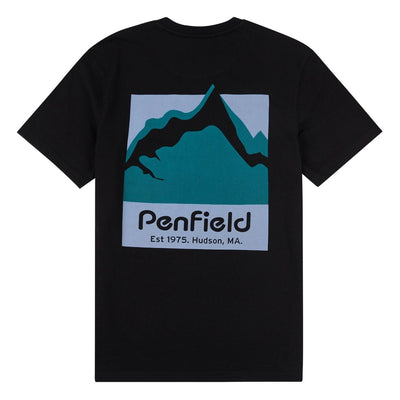 Penfield MOUNTAIN GRAPHIC T-shirt Black - KYOTO - Penfield