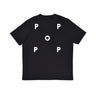 Pop Trading Company Logo t-shirt black/ white - KYOTO - Pop Trading Company