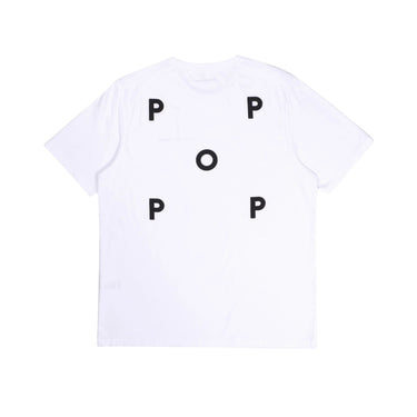 Pop Trading Company Logo t-shirt white/black - KYOTO - Pop Trading Company