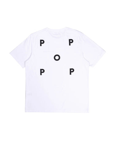Pop Trading Company Logo t-shirt white/black - KYOTO - Pop Trading Company