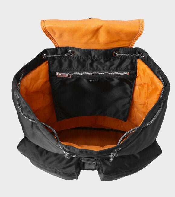 PORTER Tanker Ruck Sack Black - KYOTO - Porter