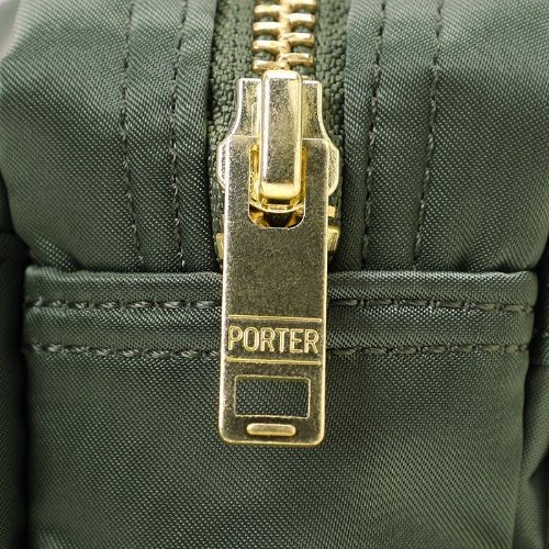 PORTER Tanker waist bag (square S) Sage - KYOTO - Porter