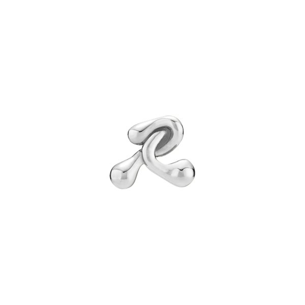 Puff Ball Stud Silver - KYOTO - Maria Black