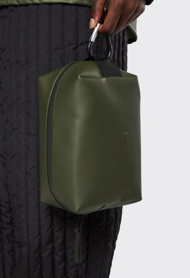 Rains Wash Bag Small W3 Green - KYOTO - Rains
